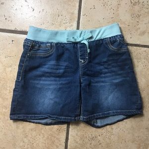 Girls Blue Denim Shorts